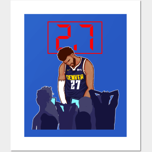 Jamal murray buzzer beater Posters and Art